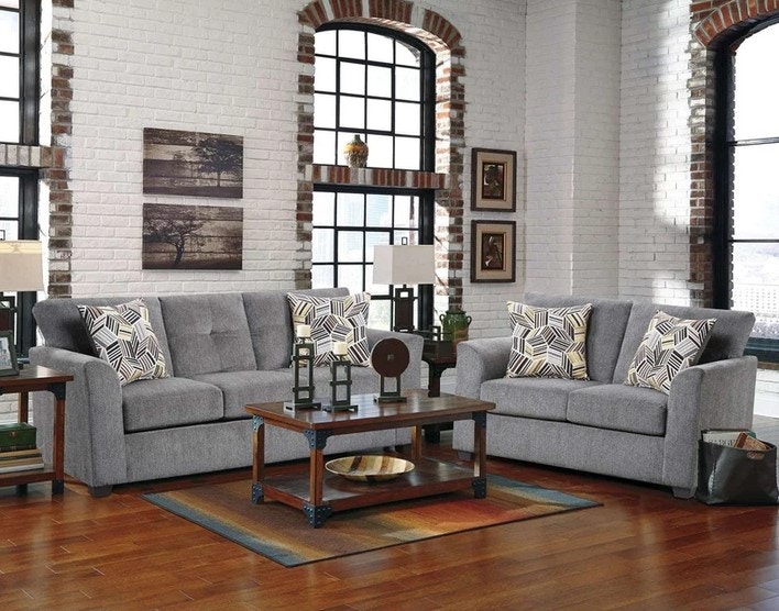 Gray living deals room furniture